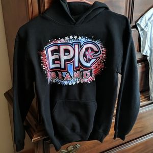 Varsity hooded sweatshirt